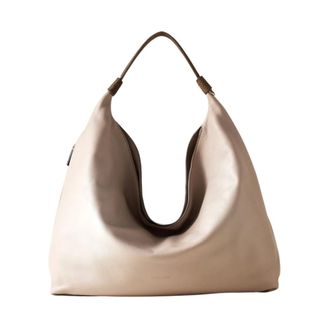 Borbonese Mujer, Bolsos, Beige, Talla: ONE Size