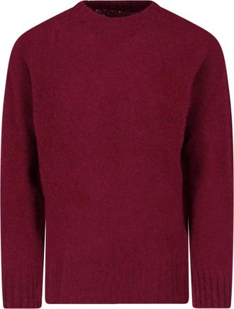 Howlin Bordeaux Fine Wool Crewneck Sweater