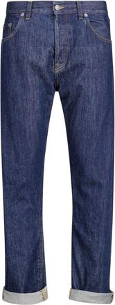 Dondup Straight Jeans - Heren - Regular Fit Jeans - Blauw - W35 - Jeans