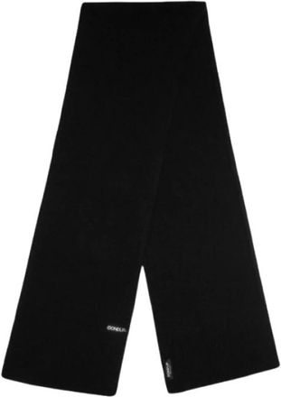 Dondup Sciarpa in cashmere - Dames - Wintersjaals - Zwart - ONE Size - Wol - Accessoires