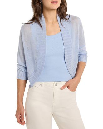 Nic+Zoe Nic+Zoe Linen-Blend Bolero Cardigan