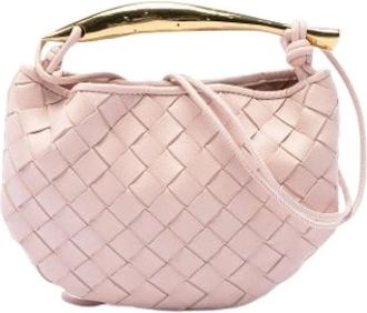 Bottega Veneta Pre-owned Sardine Satchel - Dames - Vintage Mini Tas - Roze - ONE Size - Leer - Vintage