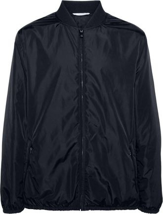 Valentino Garavani zip-up padded bomber jacket - men - Polyamide/Polyamide - 50 - Blue