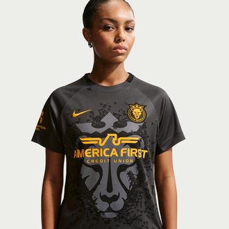 Nike Utah Royals Stadium Away Nike Womens Dri-FIT NWSL Replica Jersey in Grey | P35852UTRO26-ANT