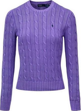 Ralph Lauren Truien & Vesten, Dames, Paars, M, Katoen, Truien