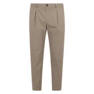 BRIGLIA 1949 Slim-fit Trousers, male, Beige, Size: 2XL Tiberio Trousers