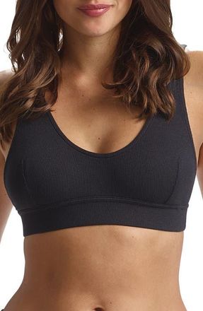 Commando Luxury Rib Bralette in Black at Nordstrom, Size X-Small