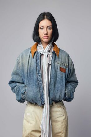 Acne Studios Denim Bomber Jacket