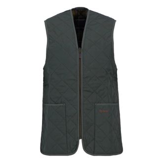 Barbour Gewatteerde Zip-In Voering - Heren - Jassen - Groen - Maat: XL Katoen