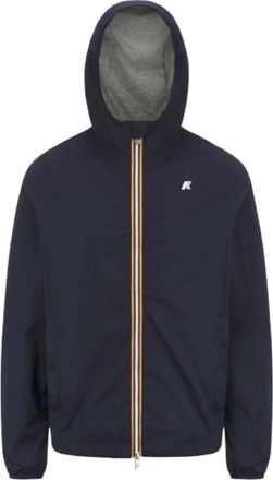 K-Way Jack Stretch Nylon Jersey - Heren - Zomerjassen - Blauw - L - Nylon - Jassen