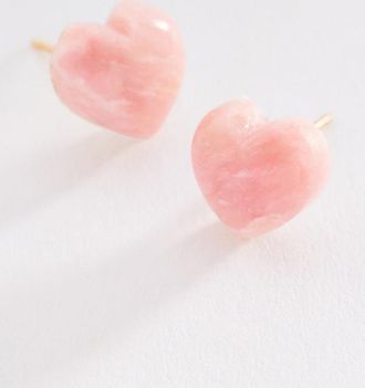 Heather Hawkins Heart Stud Earrings