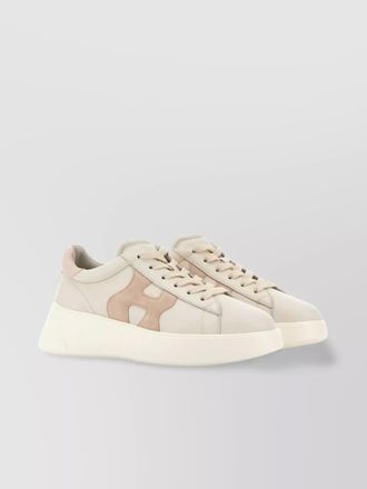 Hogan leather panelled low-top sneakers