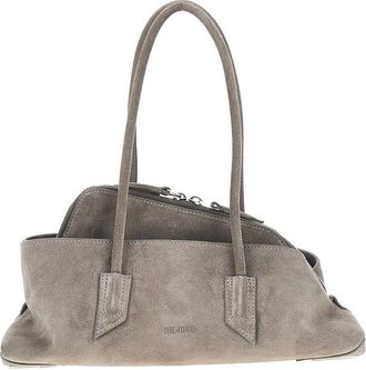 The Attico Suede leather small La Passeggiata bag Woman One Size