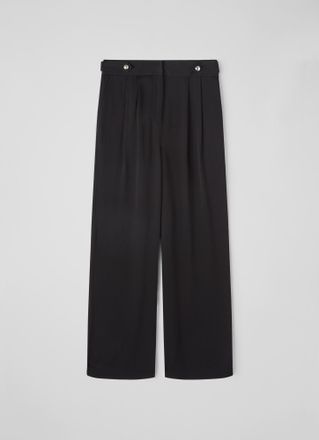 L.k. Bennett Womens Sisi Trousers, Black - Size 10 UK