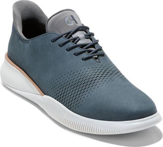 Cole Haan 6.ZeroGrand Laser Wing Oxford in Navy Blazer Nubuck /castlerock at Nordstrom, Size 11.5