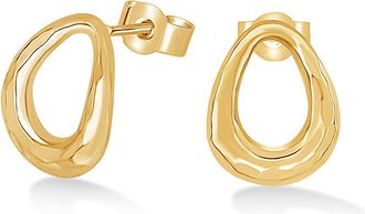 Dower & Hall Large Entwined Oval Studs