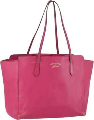 Gucci Pre-owned Tote Bags, female, Pink, Size: ONE SIZE Pre-owned Vintage Tote Bag