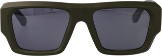 Philipp Plein Starlight Zonnebril - Heren - Zonnebrillen - Groen - 55 MM - Accessoires