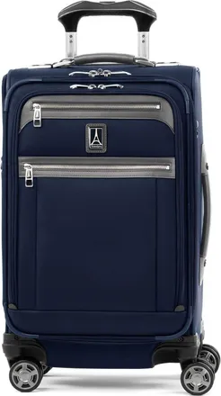 Travelpro Platinum Elite Softside Expandable 21 Carry On Spinner Luggage in Dark Blue at Nordstrom