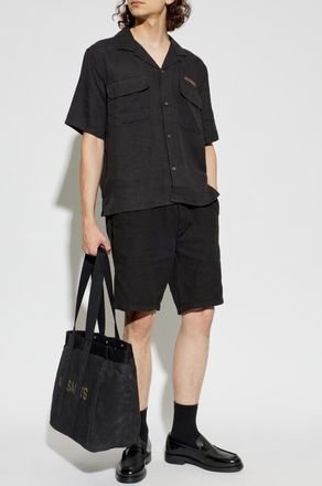 AllSaints Dunloe Shirt, Mens, Black