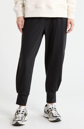 Yogalicious Manhattan Chic Scuba Knit Joggers in Black at Nordstrom Rack, Size X-Large