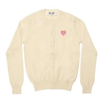 Comme Des Gar&ccedil;ons Truien & Vesten, Dames, Beige, M, Wol, U Ronde Hals Vest