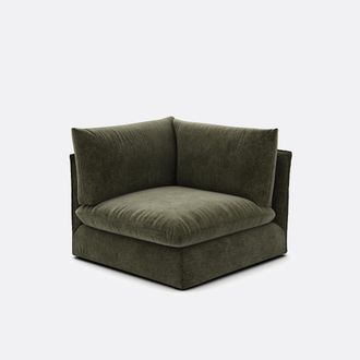 La Redoute Interieurs Modulaire hoek, gem&ecirc;leerd polyester, Malo