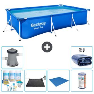 Bestway Piscina Bestway Steel Pro Rectangular - 300x201x66 Cm - 7-piezas S22252