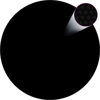 vidaXL Cubierta De Piscina Pe Negro 488 Cm Vidaxl