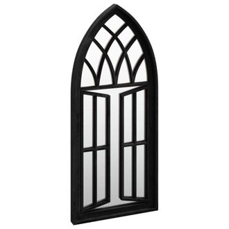 Berkfield Home Mirror Black 70x30 cm Iron for Indoor Use