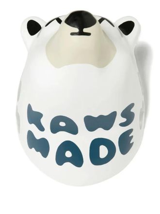 Kaws x Human Made Polar-Bear pulp figure - Wit