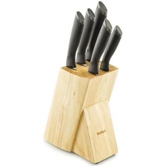 T-fal Juego De Cuchillos Moderno En Acero Inoxidable