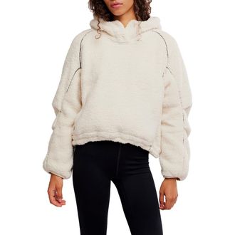 Free People FP Movement Free Flow Fleece Hoodie in Birch Tree at Nordstrom, Size X-Large