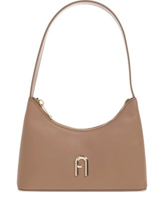Furla logo-plaque tote bag - women - Calf Leather - One Size - Neutrals