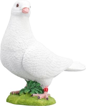 OEM Adorno Artificial De Paloma Blanca, Resina De Alta Simulaci&oacute;n, Plumas Blancas, Adornos De Aves Para Jard&iacute;n, Decoraci&oacute;n Del Hogar, Paloma Blanca Mirand