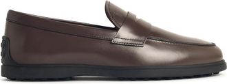 Tod's Tods Brown Lear Loafers
