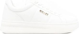 Guess Co Sneakers Welli in pelle 45mm - Bianco