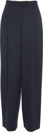 Kaos Pleated Wide-Leg Trousers With High Waist