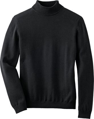 Paul Fredrick Cotton Blend Mockneck Sweater