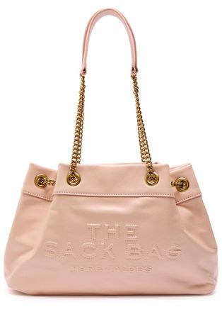 Marc Jacobs The Chain Sack Glossed Leather Tote - Rose - One Size