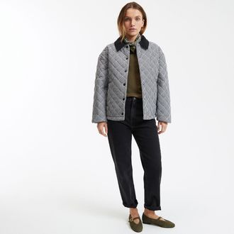 La Redoute Collections Gewatteerd katoenen jasje met ginghamprint