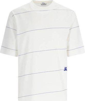 Burberry Striped Cotton Jersey T-Shirt, Size XX-Large