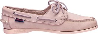 Sebago Womens/Ladies Jaqueline Nubuck Boat Shoes (Baby Pink) - Size UK 4