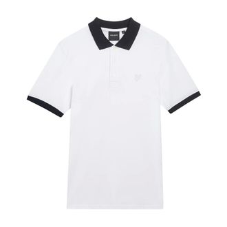 Lyle & Scott Heren, Tops, Wit, Maat: M Katoen
