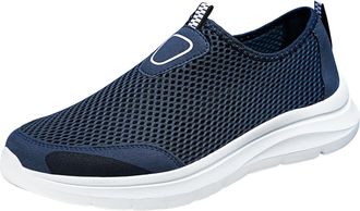 Generic Mens Womens Slip On Trainers Mesh Shoes Air Cushion Sports Casual Walking Sneakers Outdoor Flat for Jogging Adjustable, Quick Drying Breathable Sport 