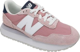 New Balance Womens 237 V1 Sneaker, Rose Sugar/Nb White, 5 UK
