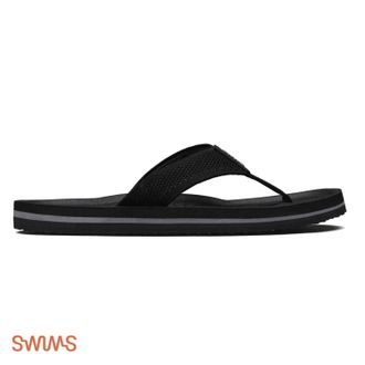 Swims Mens Napoli Flip Flop Sandals In Black Charcoal
