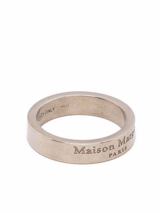 Maison Margiela Anello inciso medio - Argento