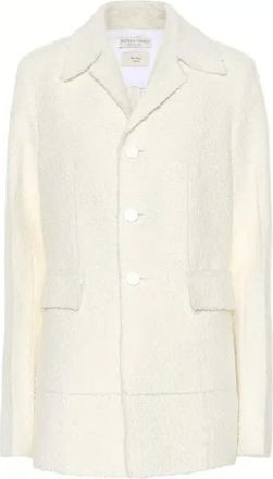 Bottega Veneta Cream Tweed Jacket Size XXS