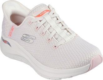 Skechers Arch Fit 2.0 Slip On Trainers Womens Natural/Multi 6